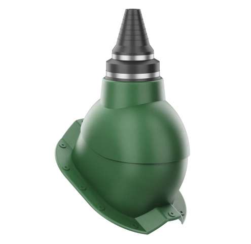 Anténní přechod, těsný střešní průchod Trapez T35 Zelený 6020