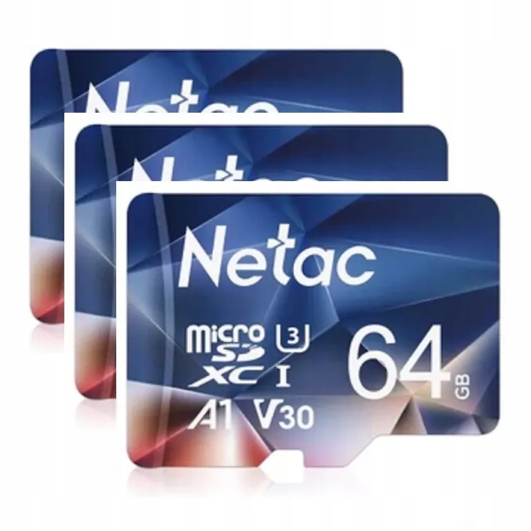 Karta microSDXC 64GB Netac 100mb/s C10 A1 U3