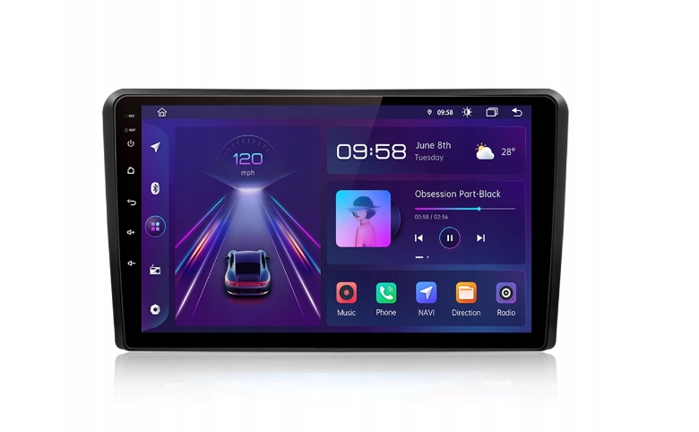 Univerzálne autorádio 8GB+256GB Carplay