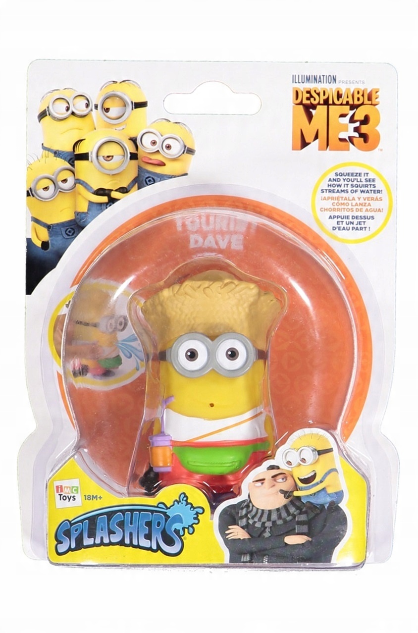 

Minionki Splashers Zabawka Gumowa Do Kąpieli