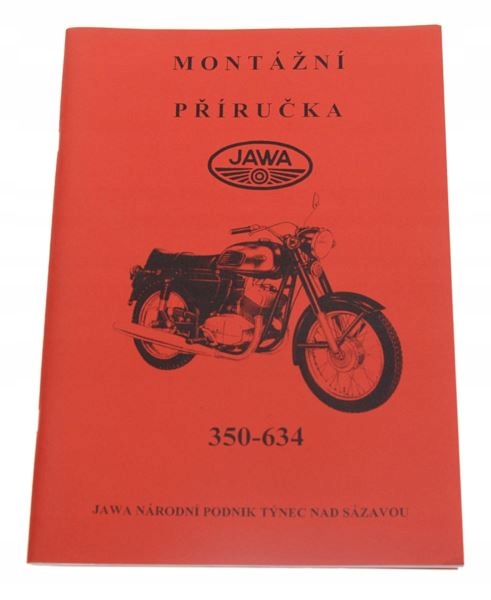 

Książka napraw serwisowa Jawa 350 634 A4 80 str