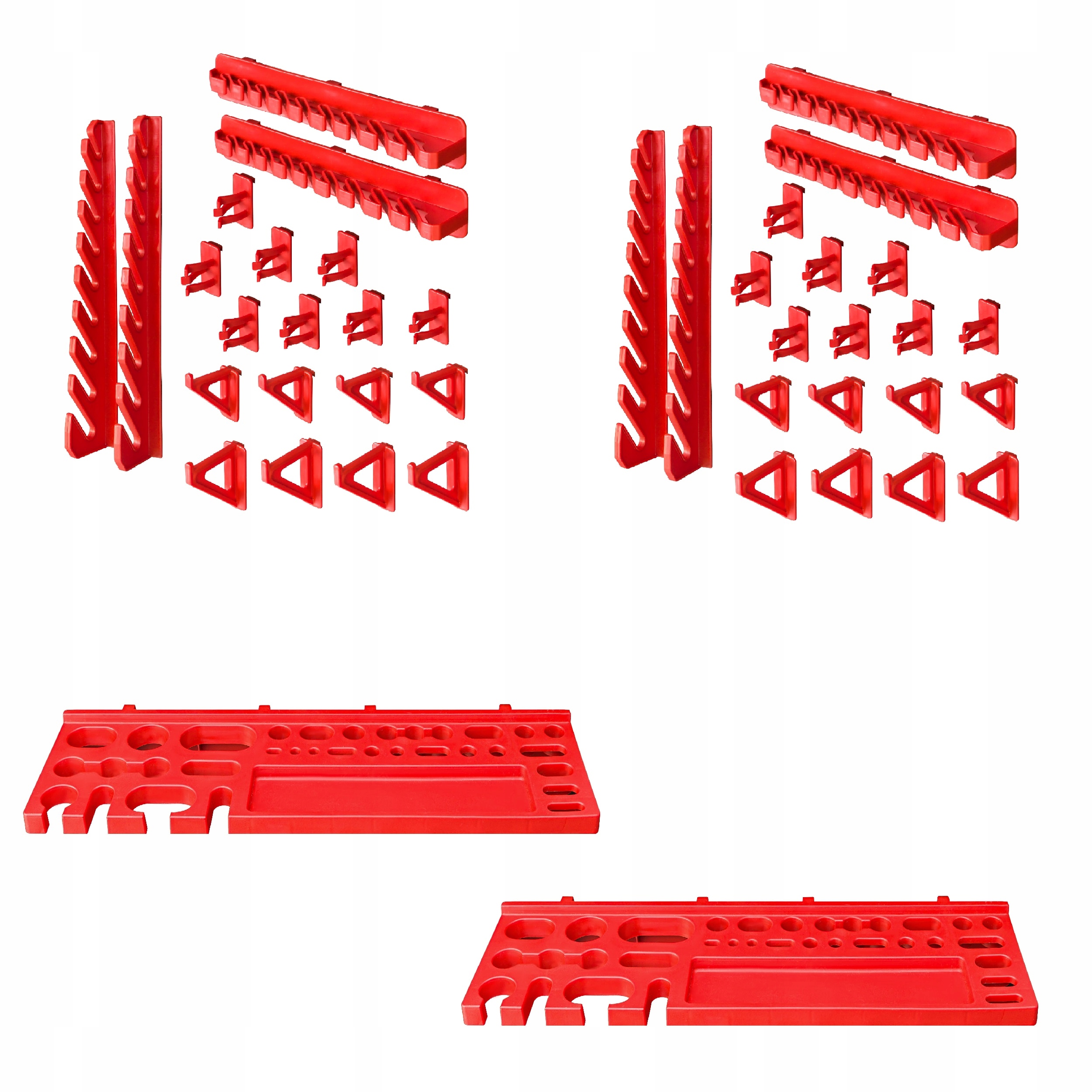 Tablica narzędziowa warsztatowa 117x78 cm ścianka Cechy dodatkowe możliwość zawieszenia na ścianie otwory do zamocowania elementów