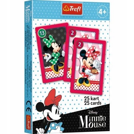 Trefl Karty Piotruś Minnie 25 sztuk