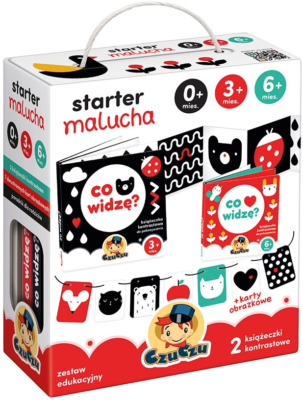 

Starter malucha CzuCzu kontrastowe 0+