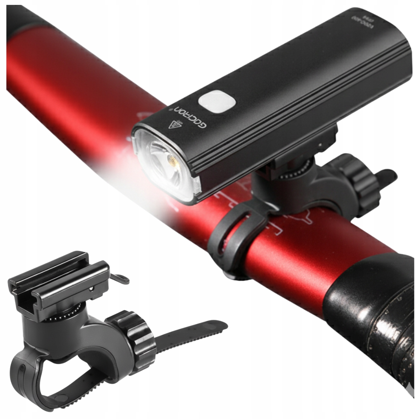 Přední světlo na kolo 400 lm, jasně svítí, akumulátorové Usb, stabilní, IPX4