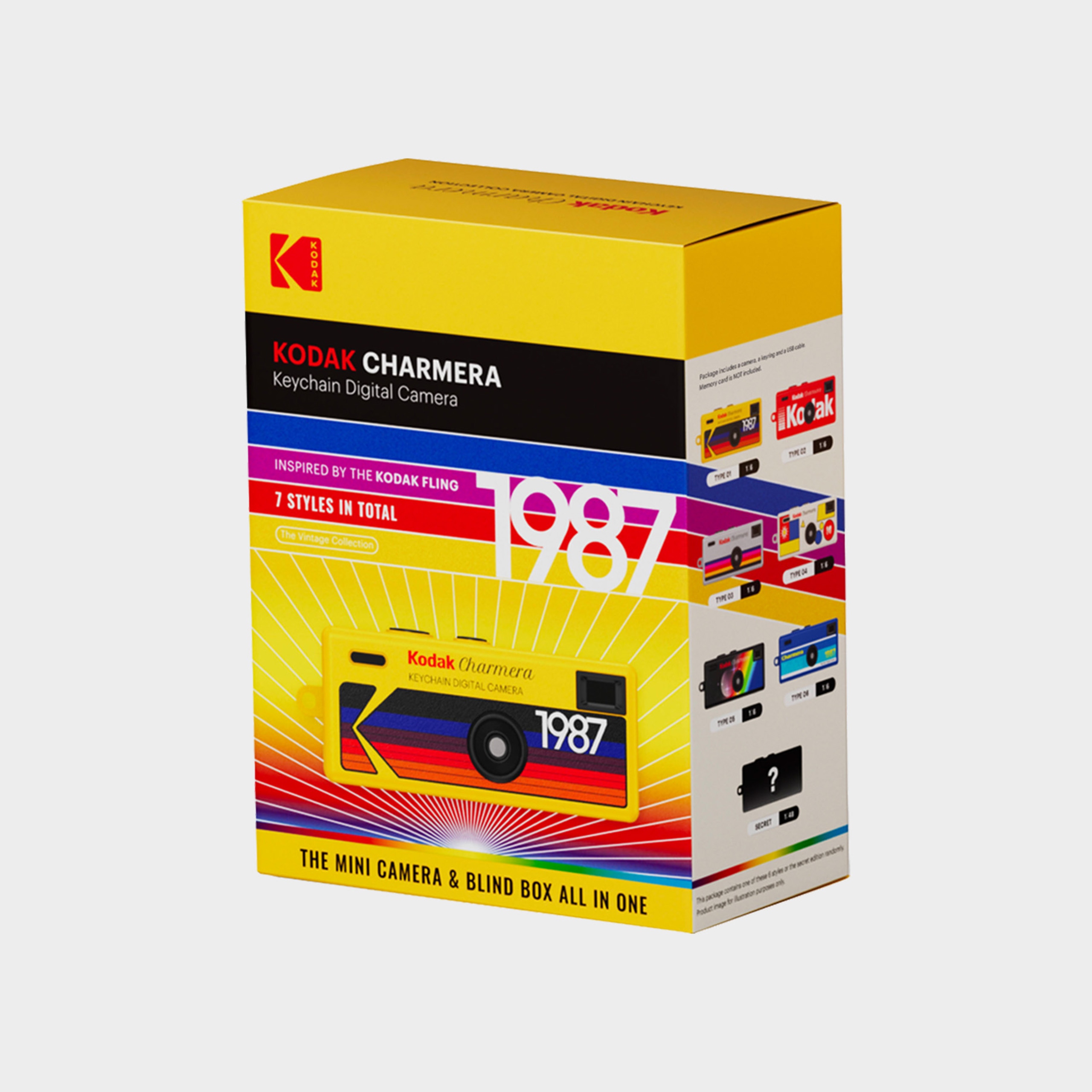 Kodak Charmera – originální digitální fotoaparát typu retro blind box přívěsek na klíče