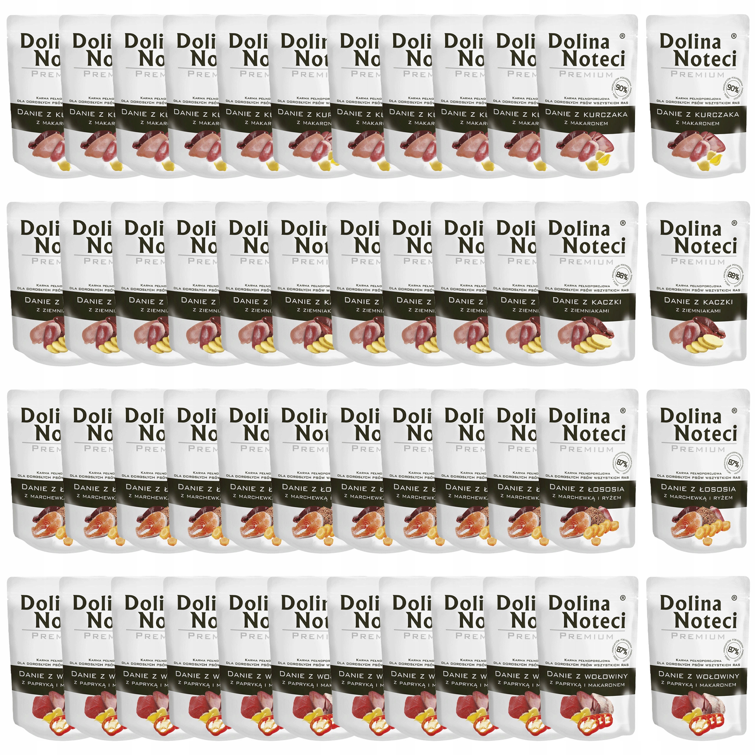 Dolina Noteci Karma mokra danie dla psa Mix Smaków 48 x 300g