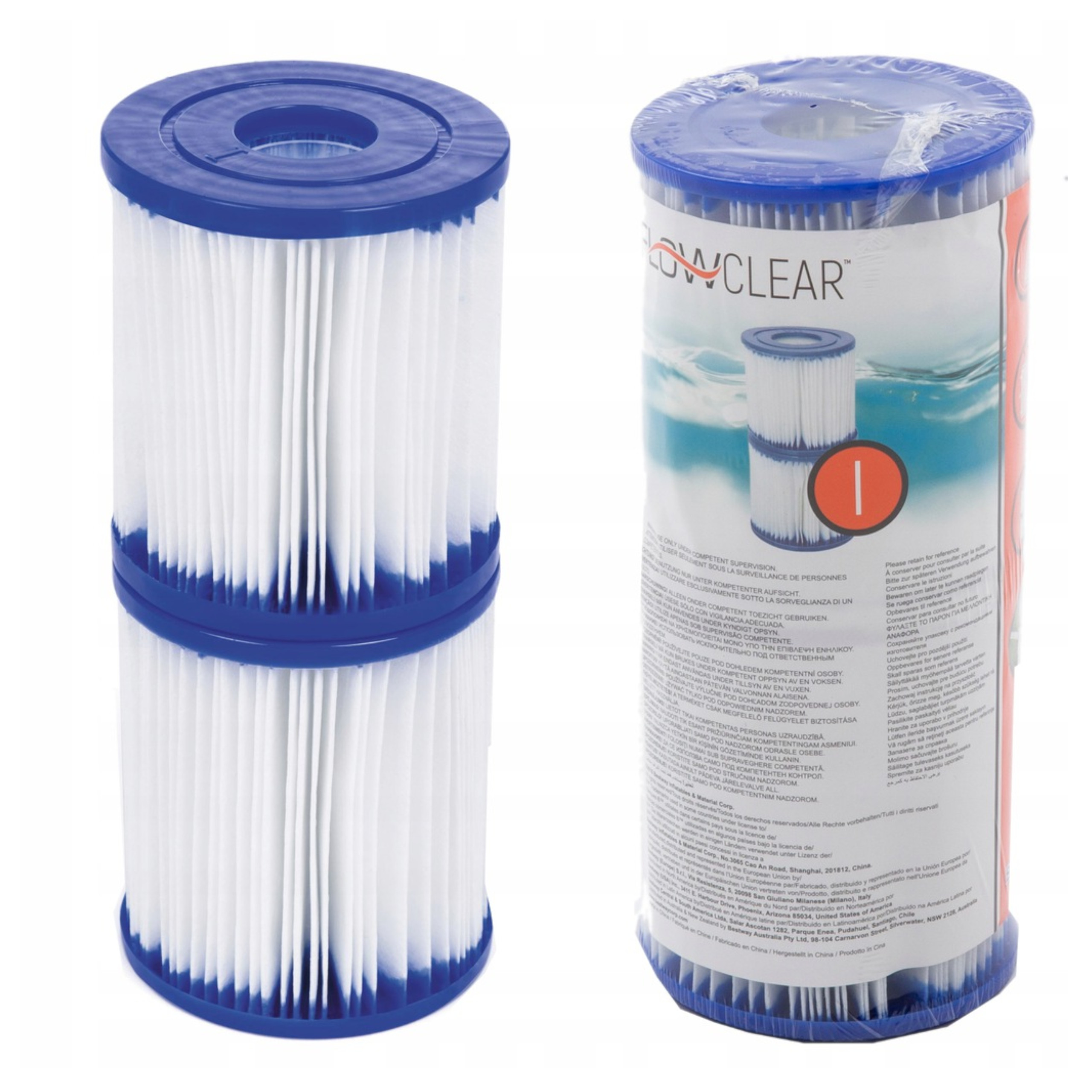 

2 x filtr do pompy 1249 l typ I Bestway 58093