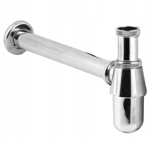 SYFON DO UMYWALKI CHROM BUTELKOWY WYPRZEDAŻ OUTLET