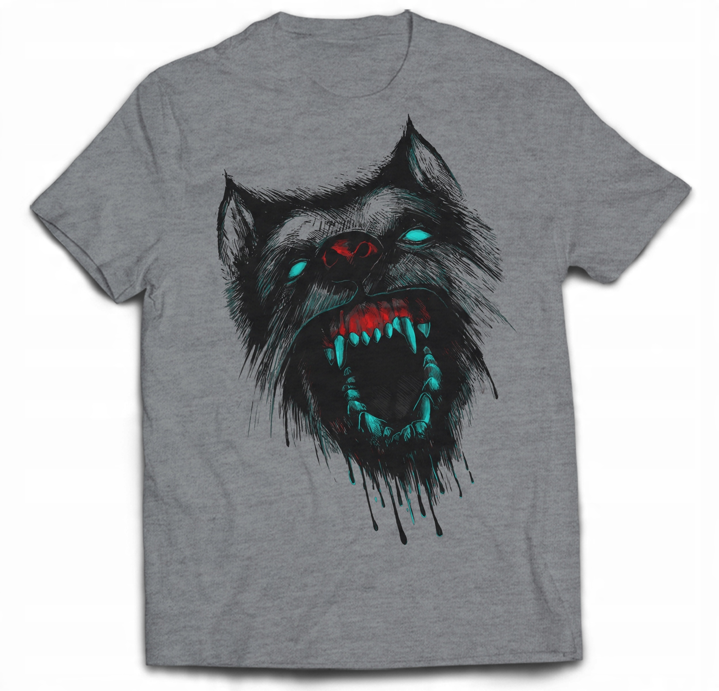 

Koszulka Z Wilkiem Tshirt Wilk Wataha Wilki S
