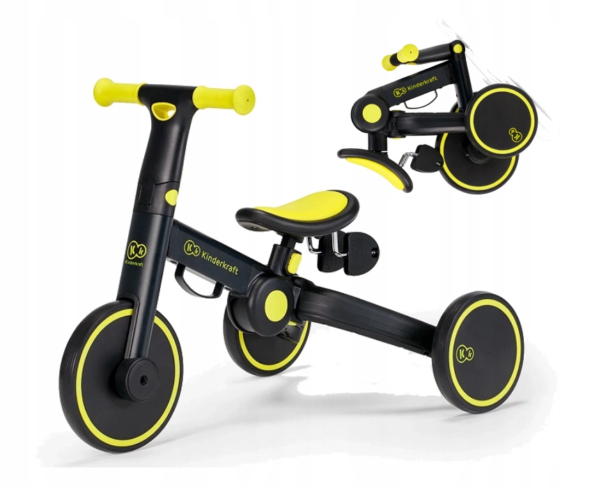 Kinderkraft Rowerek 4TRIKE Dziecięcy Trójkołowy Biegowy Dla Dziecka 1-3 Lat