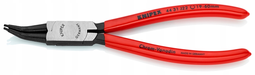 Kleště Na Segerové Kroužky Ohnuté 45° Vnitřní 180 MM