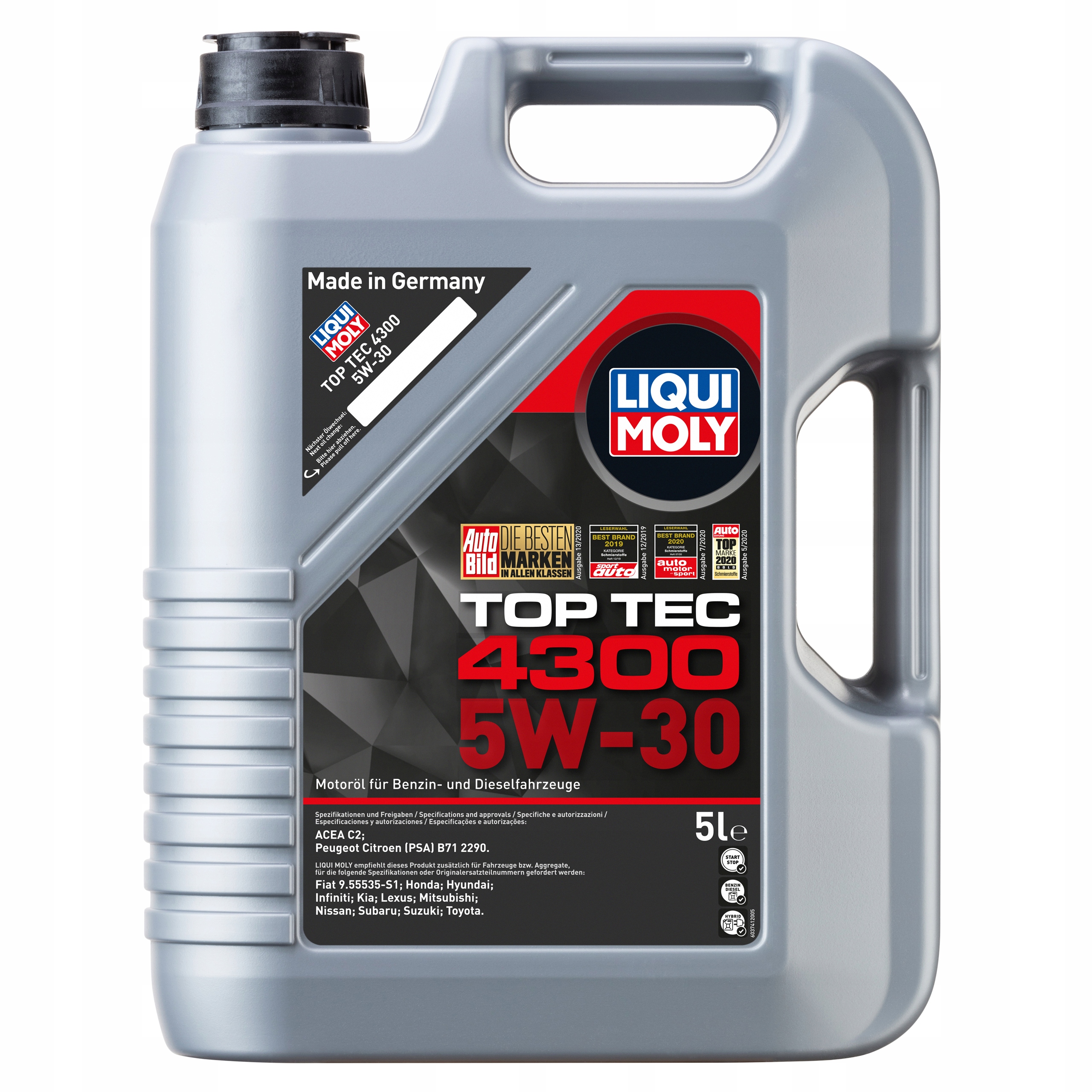 Motorový olej Liqui Moly 4300 5 l 5W-30 2324