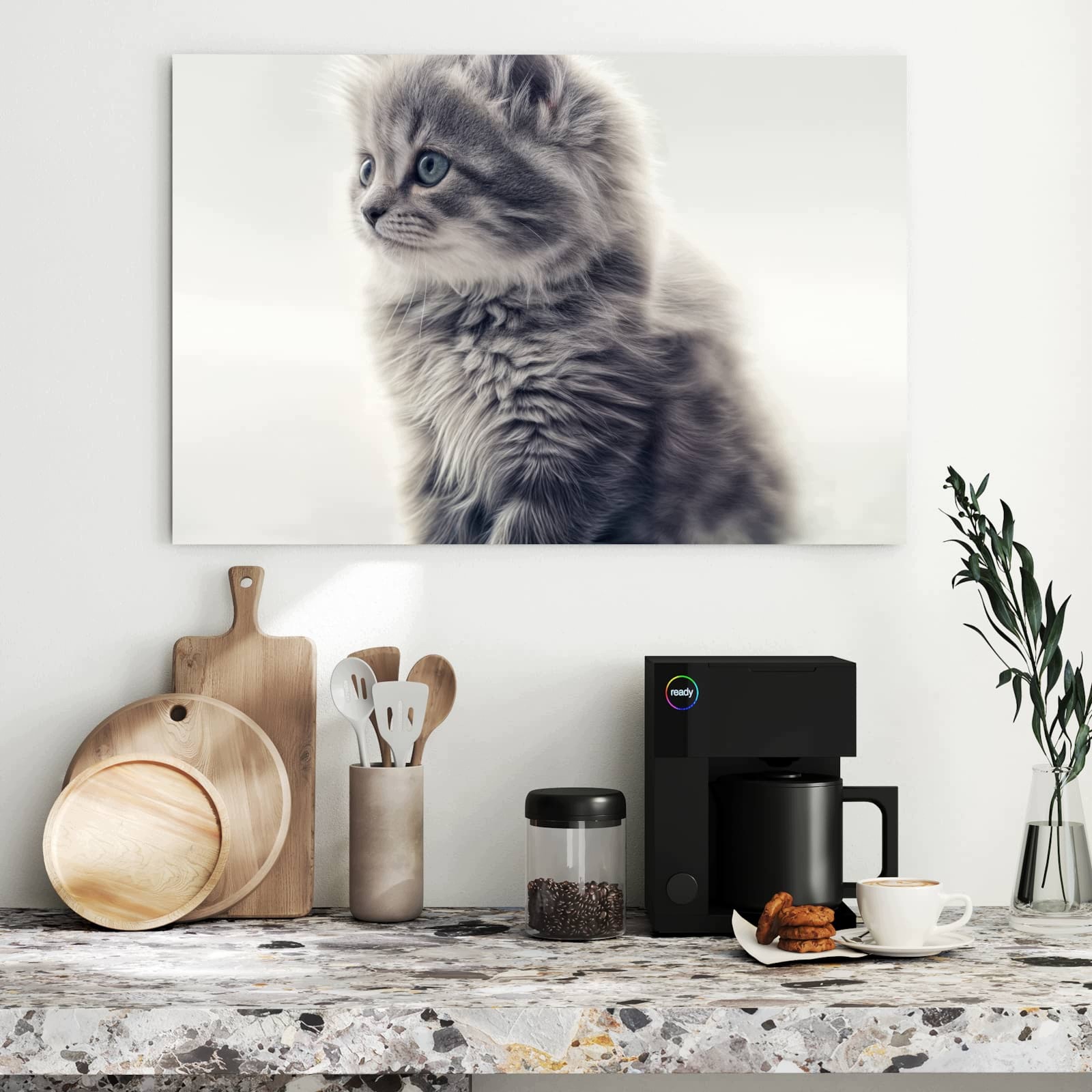 Magnetická tabule Kotki Portrét 90 × 60 cm