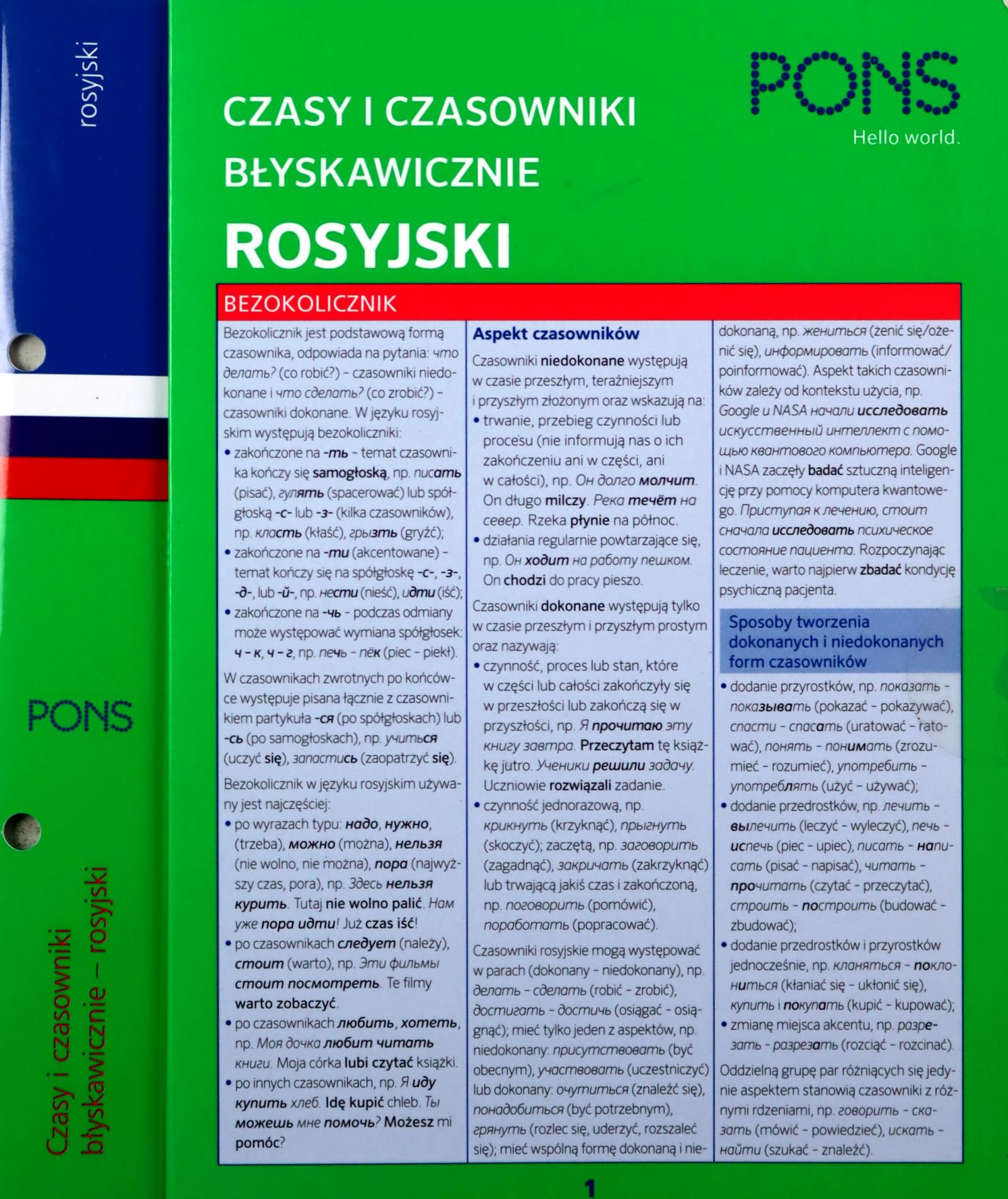 

Czasy I Czasowniki Błyskawicznie. Rosyjski (książk