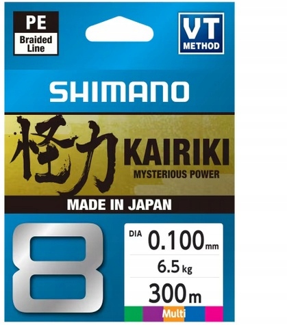 Plecionka Shimano Kairiki 8 0,10 mm x 300 m multicolor Kraków