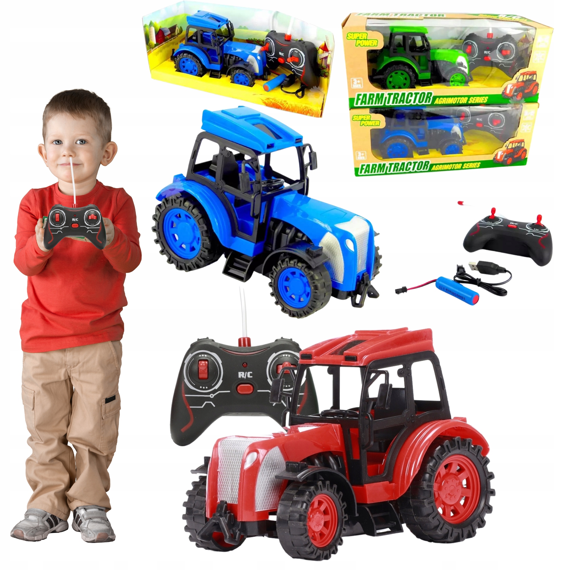 

Traktor Zdalnie Sterowany Rc Ciągnik Farma Pilot