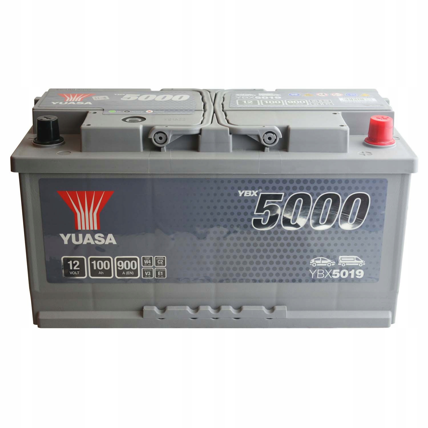 YUASA YBX5019 YBX5000 Batterie 12V 100Ah 900A mit