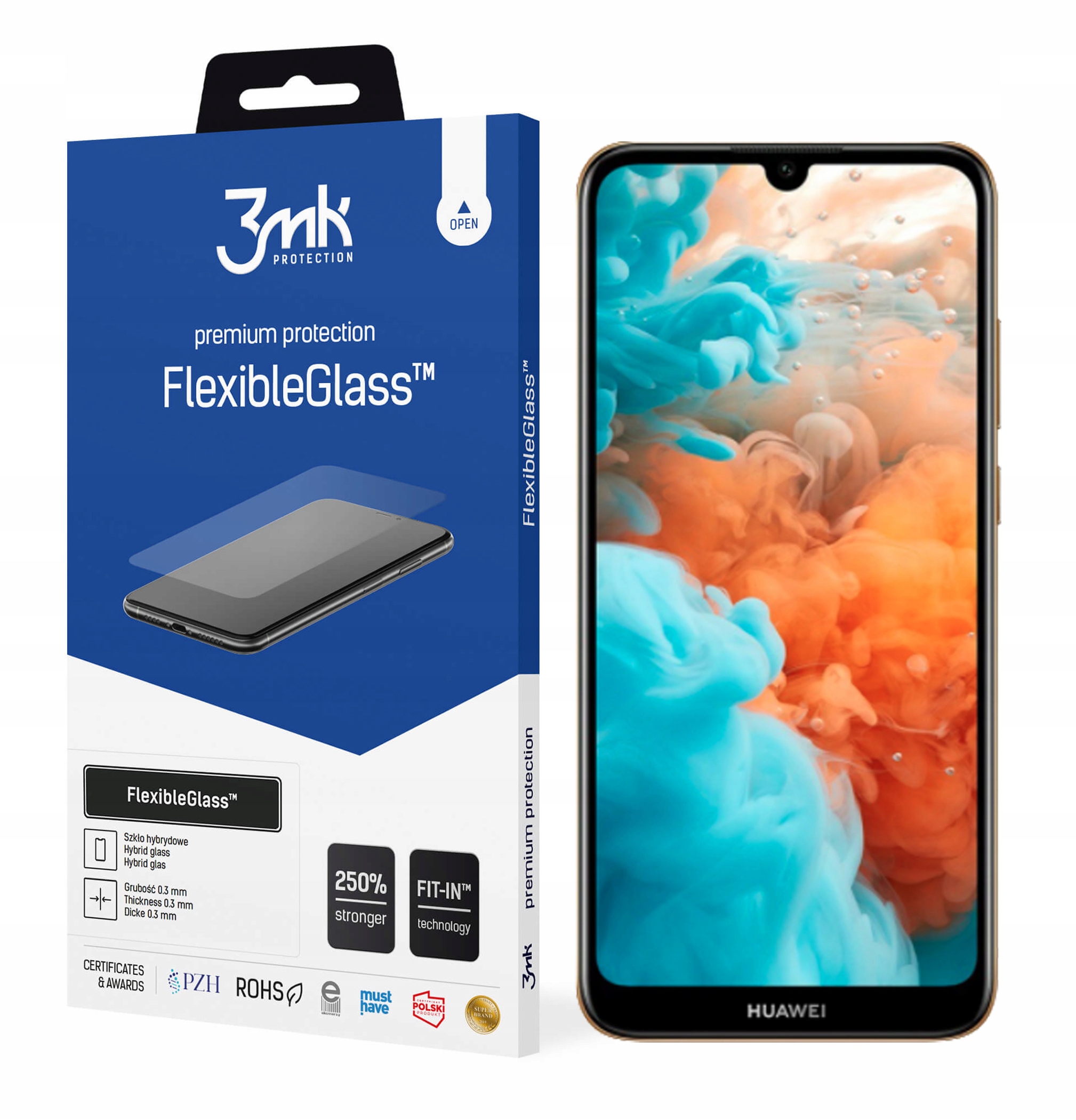

Szkło 3MK FlexibleGlass do Huawei Y6 2019