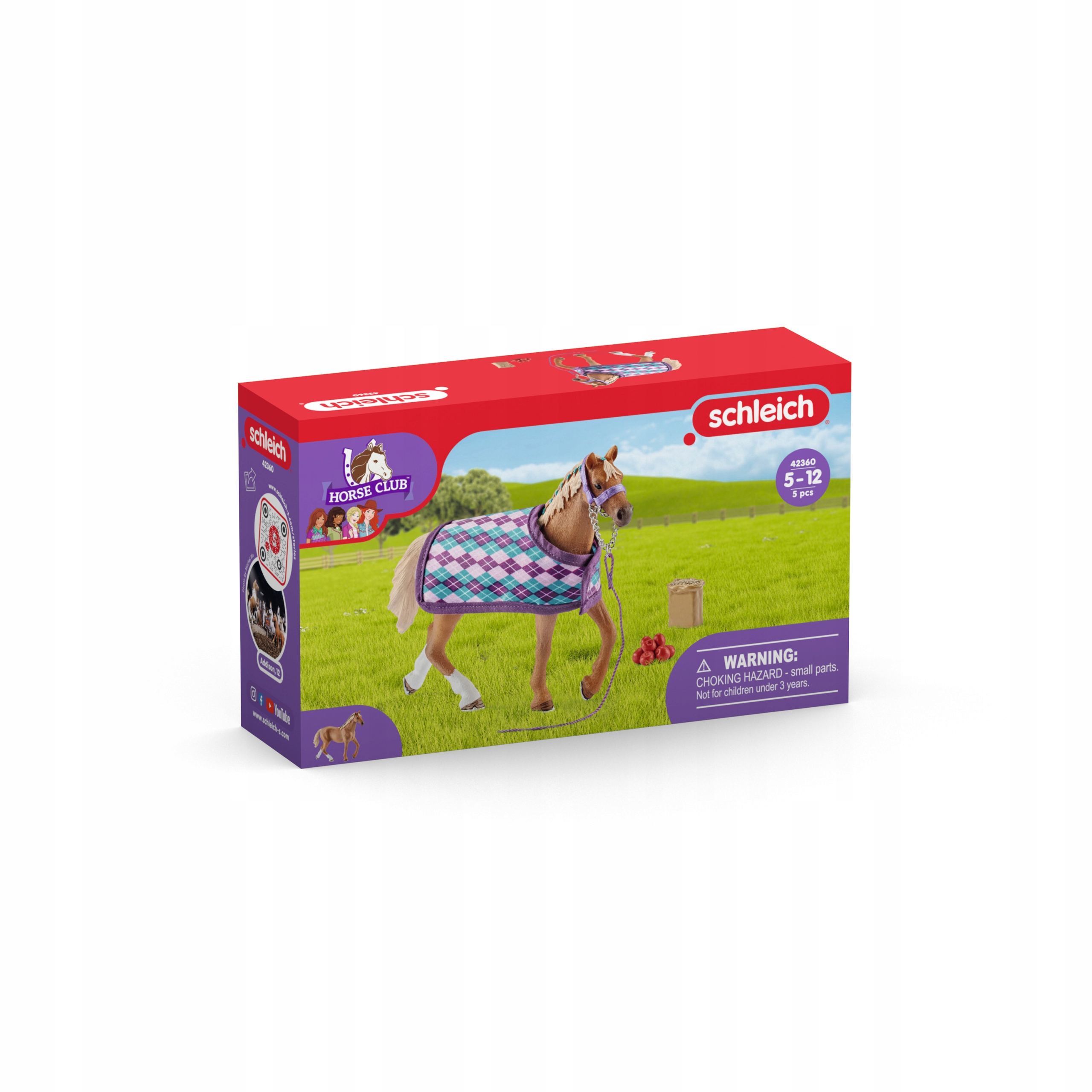 

Schleich Koń rasy angielskiej z kocem 42360