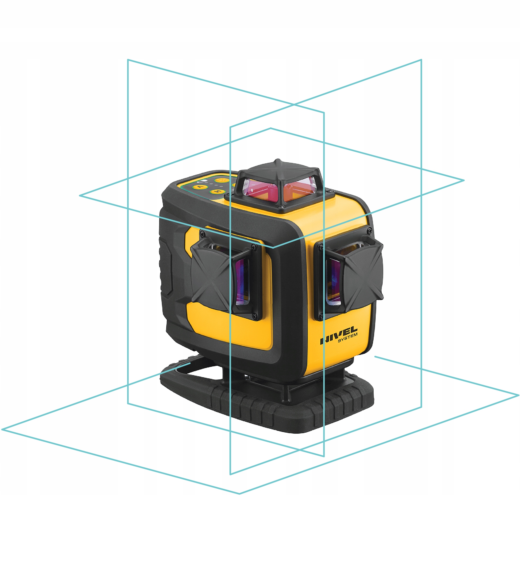 NIVEL CL4D-G ZIELONY LASER STATYW ŁATA TYCZKA Zasilanie akumulatorowe