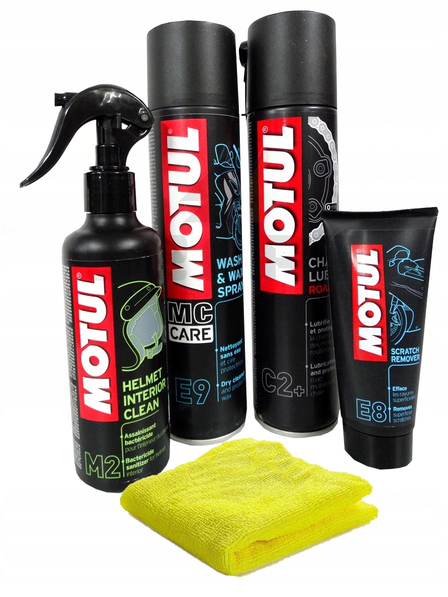 

Zestaw Motul Profesjonalna pielęgnacja M2 E9C2+E8