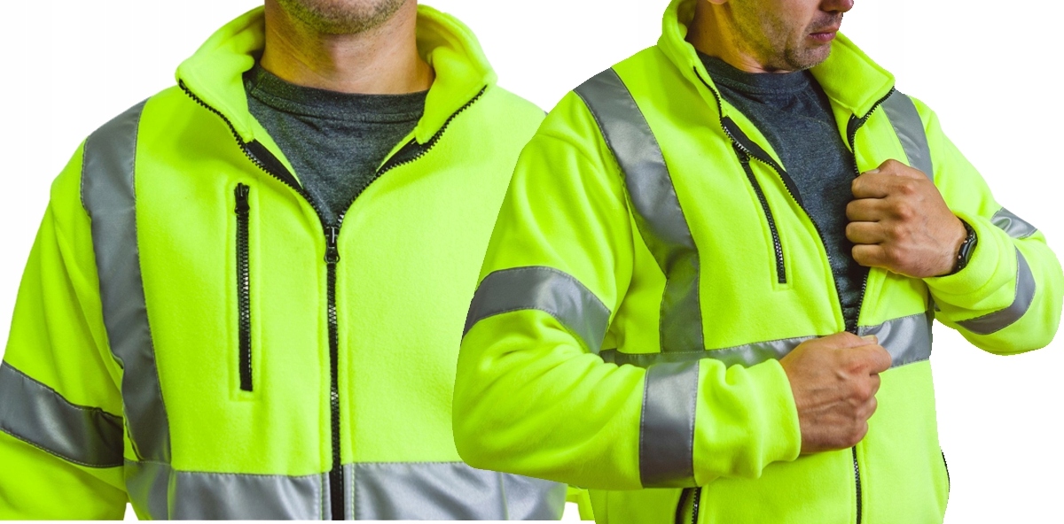 Polar 340 firmowy roboczy HV FLUO z haftem logo XL Kod producenta FLRA340SYFXL