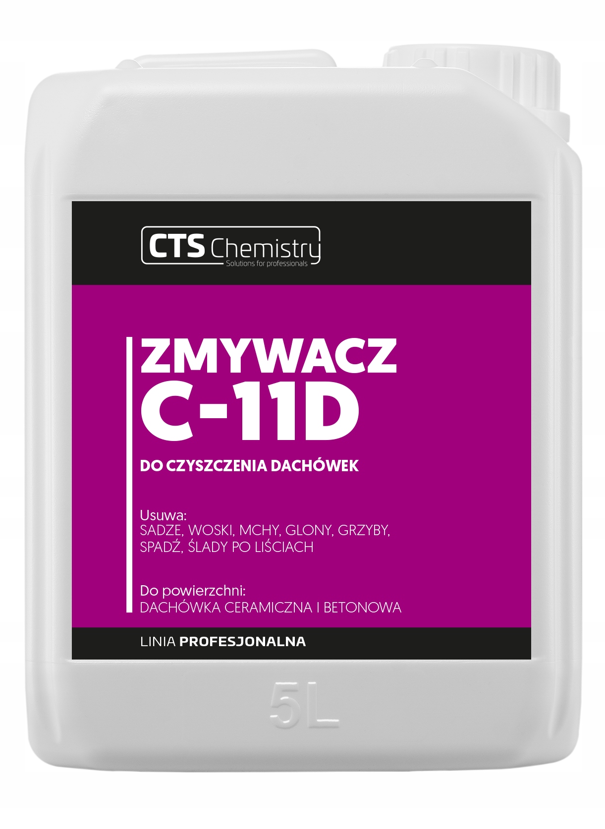 

Zmywacz do czyszczenia dachówek C-11D Cts