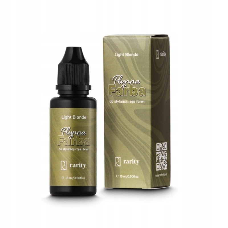 Barva na obočí a řasy Rarity 15 ml, světle blond