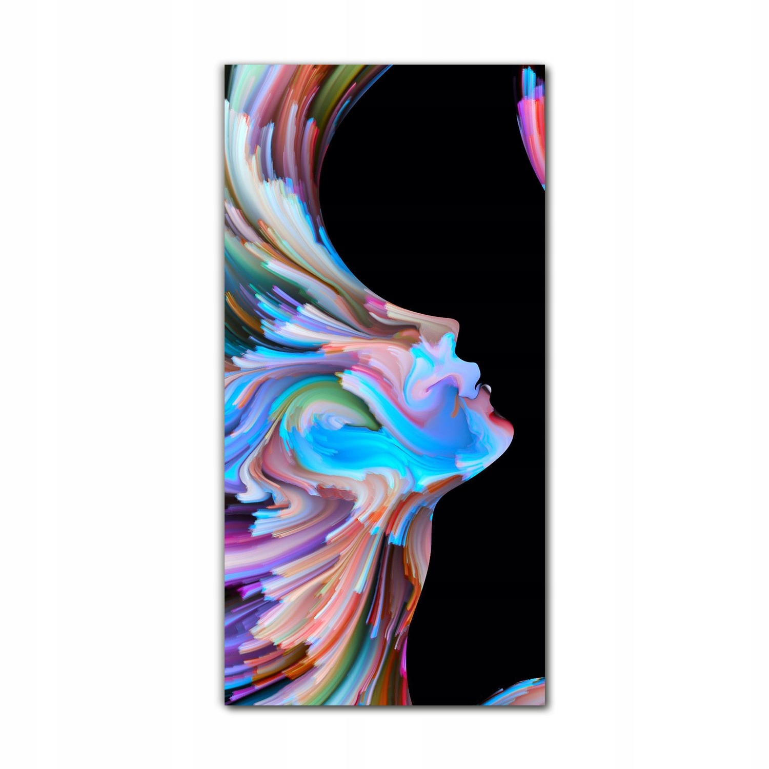 

Szklany obraz grafika 70x140 cm Abstrakcja kolory