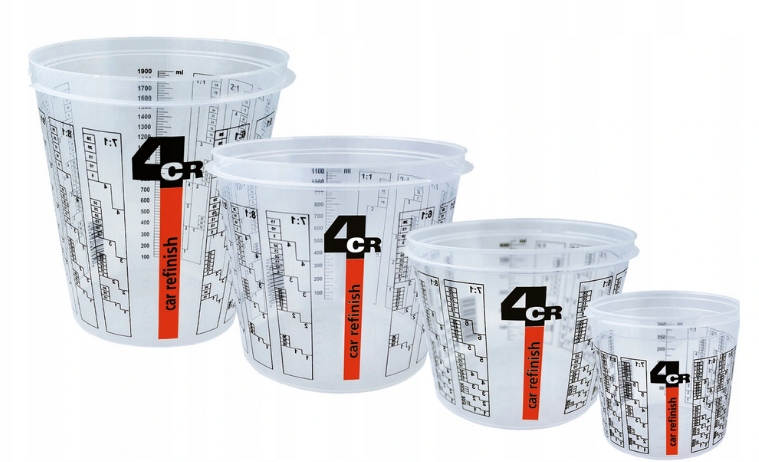 

300 ml Kubek Do Mieszania Lakierów Z Pokrywką 193
