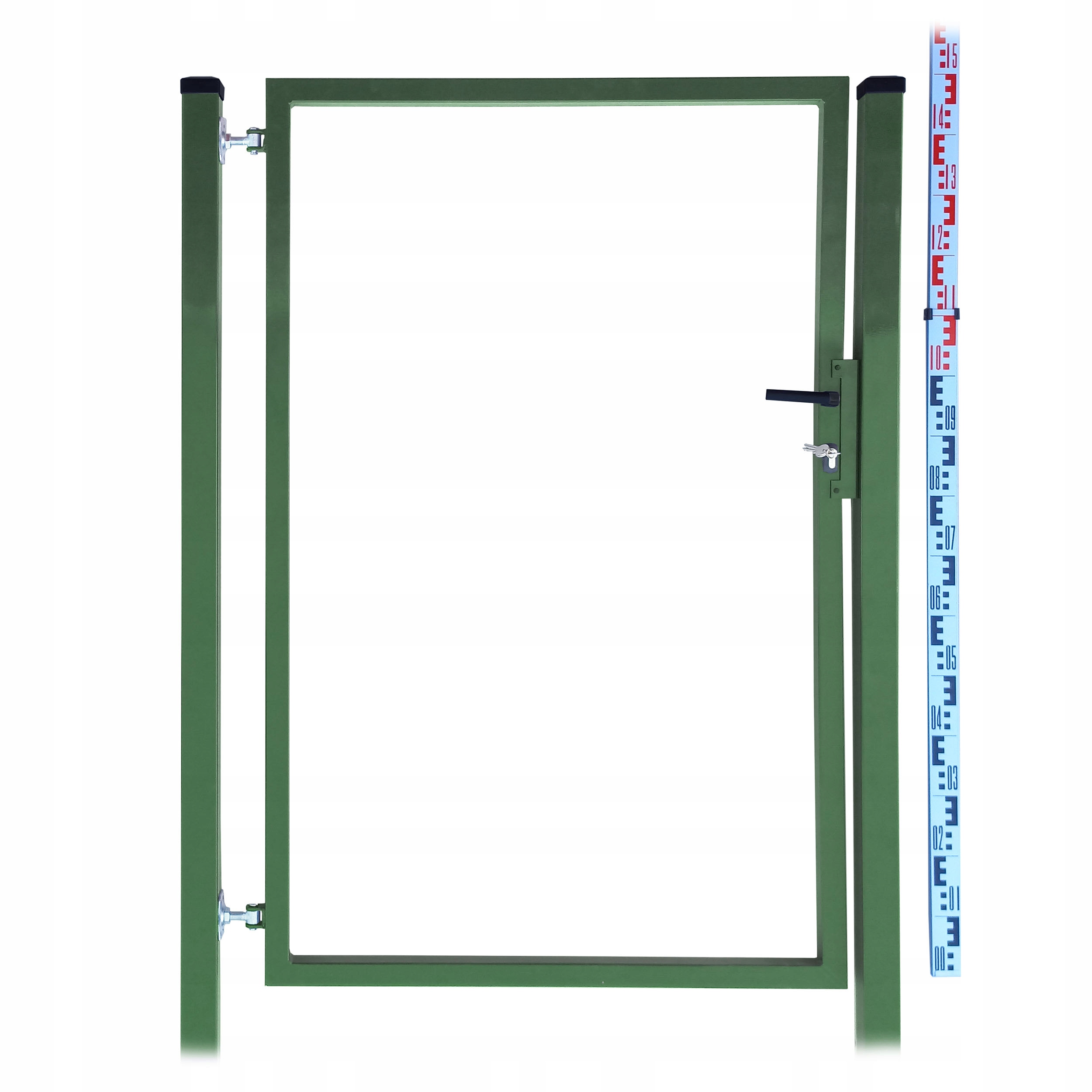 Bránka Rámeček na štafle a panely 150 cm zelené RAL6005 Sloupky štafle