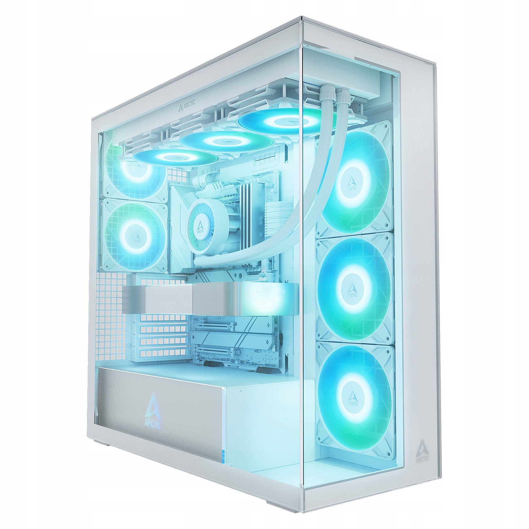 Obudowa Pc Arctic Xtender Midi Tower biała z hartowanym szkłem