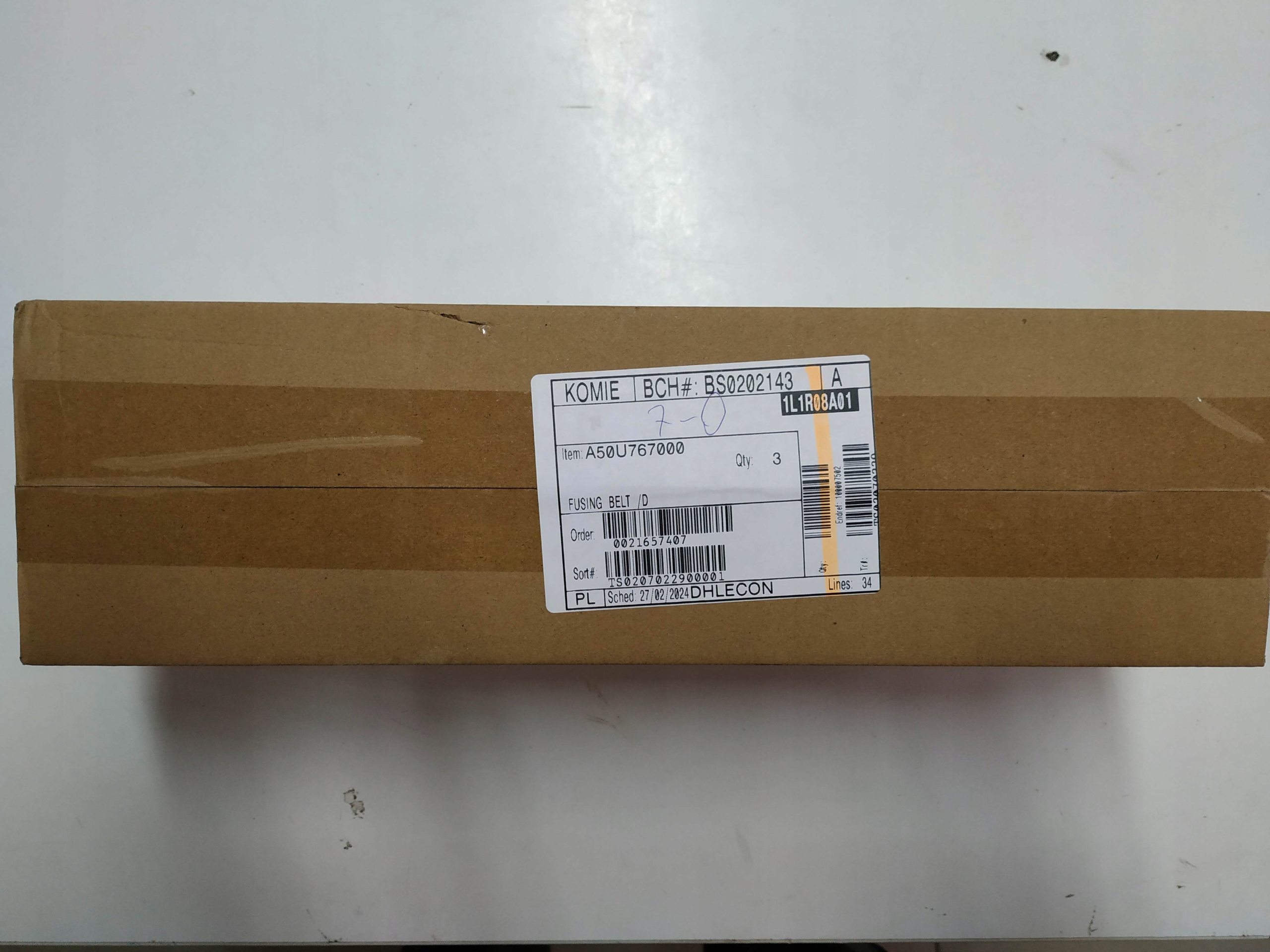 Minolta A50U767000 A50U765000 Fuser Belt C1060 C1070 C2060 C3060 A50U734000