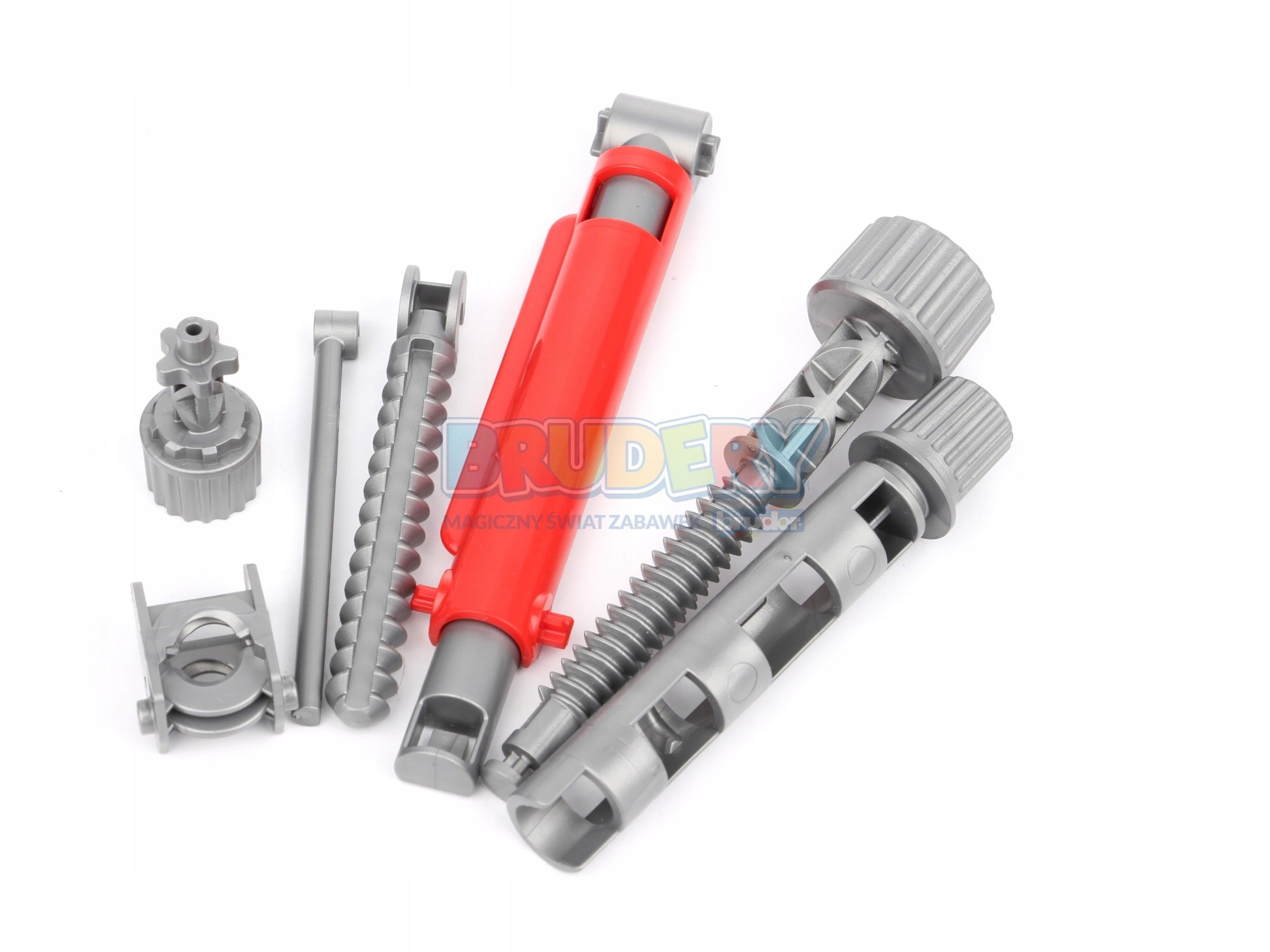 Bruder 43135 elementy srebrne części do 02129