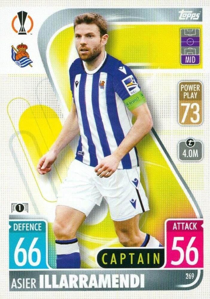 Match Attax 2021/22 269 Asier Illarramendi Topps