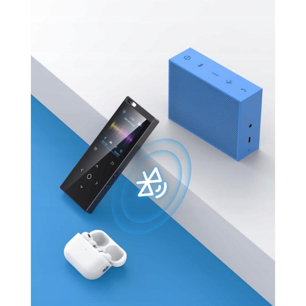 Odtwarzacz MP4 MP3 bluetooth DYKTAFON 64GB LCD eBook+słuchawki Zasilanie sieciowe