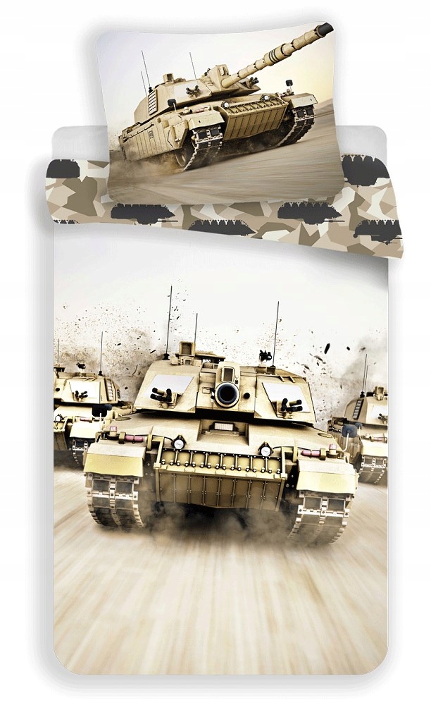 

Pościel 140x200 Tank Czołg moro 8483 wojskowa