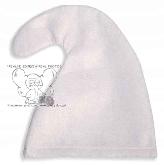 CZAPKA SMERFA SMERF SMERFETKA PLUSZ 52 54 56 58 Kolor biały