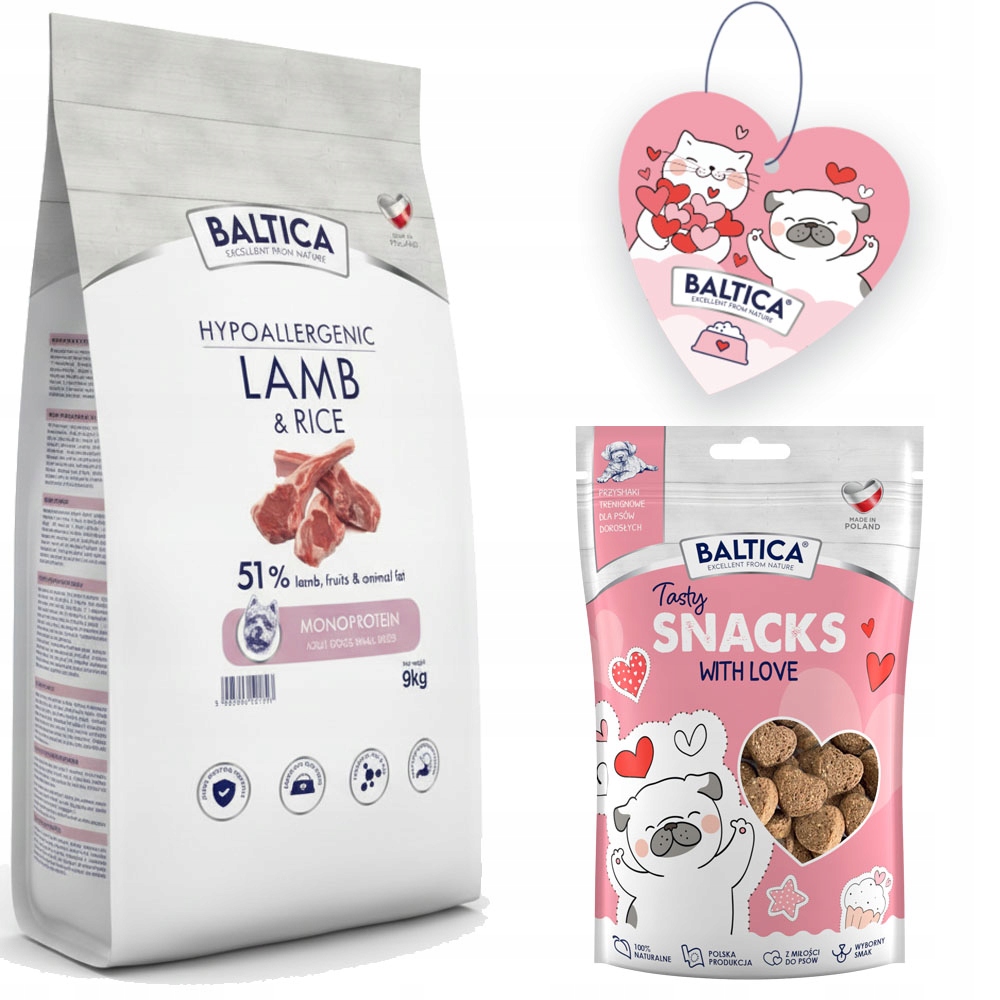 Levně Baltica Adult Lamb And Rice Jehněčí S Rýží Pro Malá Plemena Xs/s 9 kg