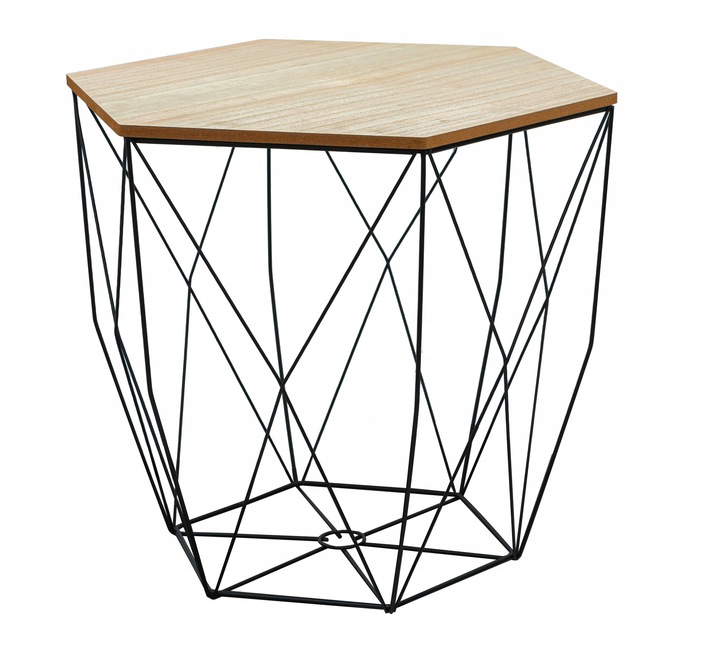

Druciany Stolik Kawowy Loft L Duży Metalowy Retro