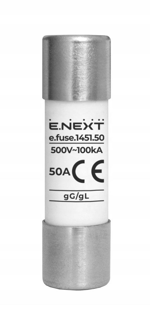 

Wkladka topikowa e.fuse.1451.50, typ 14х51, 50А