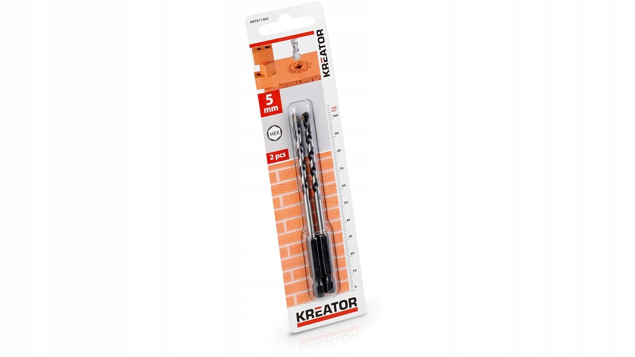 

Wiertła do wkrętarki do betonu 5,0mm 2 sztuki Hex