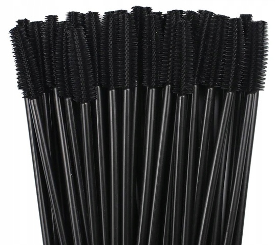 SILIKONOWA SZCZOTECZKA DO RZĘS BRWI LASHES SPIRALKA SZCZOTECZKI - 10 SZT