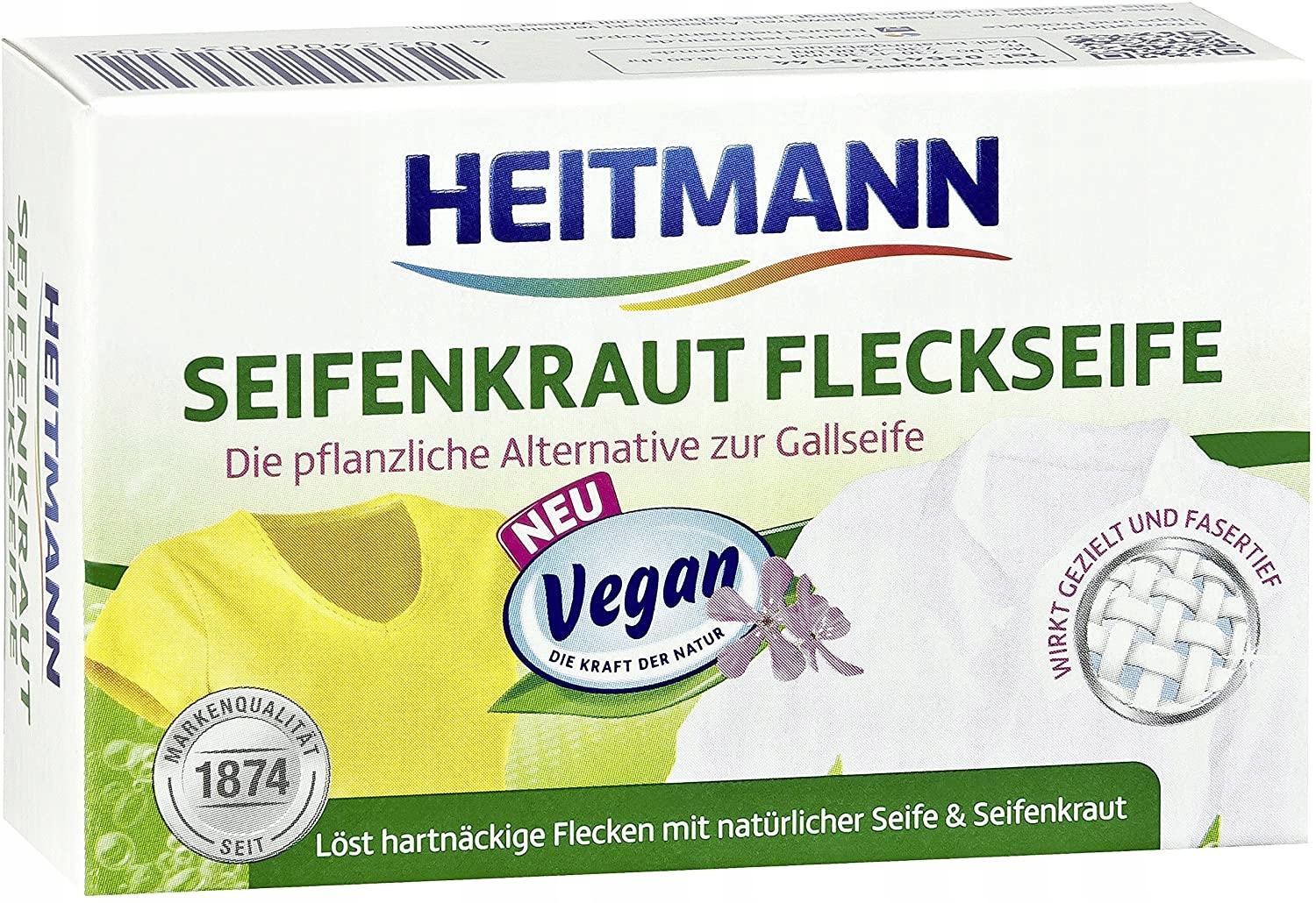 

Mydełko Mydło Na Plamy Tłuszcz Haitmann Vegan Eko
