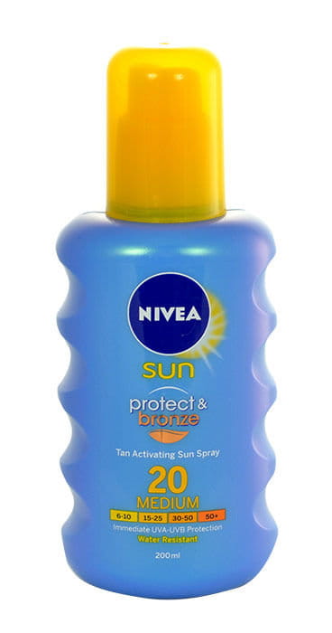 

Nivea Sun Protect Bronze Sun Spray SPF20 200ml