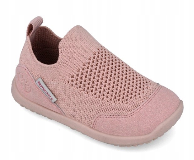 Pantofle Kapcie Dziecięce Barefoot Biomecanics First Steps Old Rose R.20