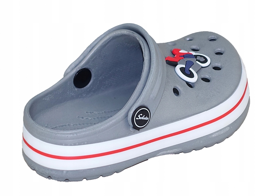 KROKSY KLAPKI OGRODOWE BASEN PIANKOWE DZIECIĘCE Rozmiar (new) 26