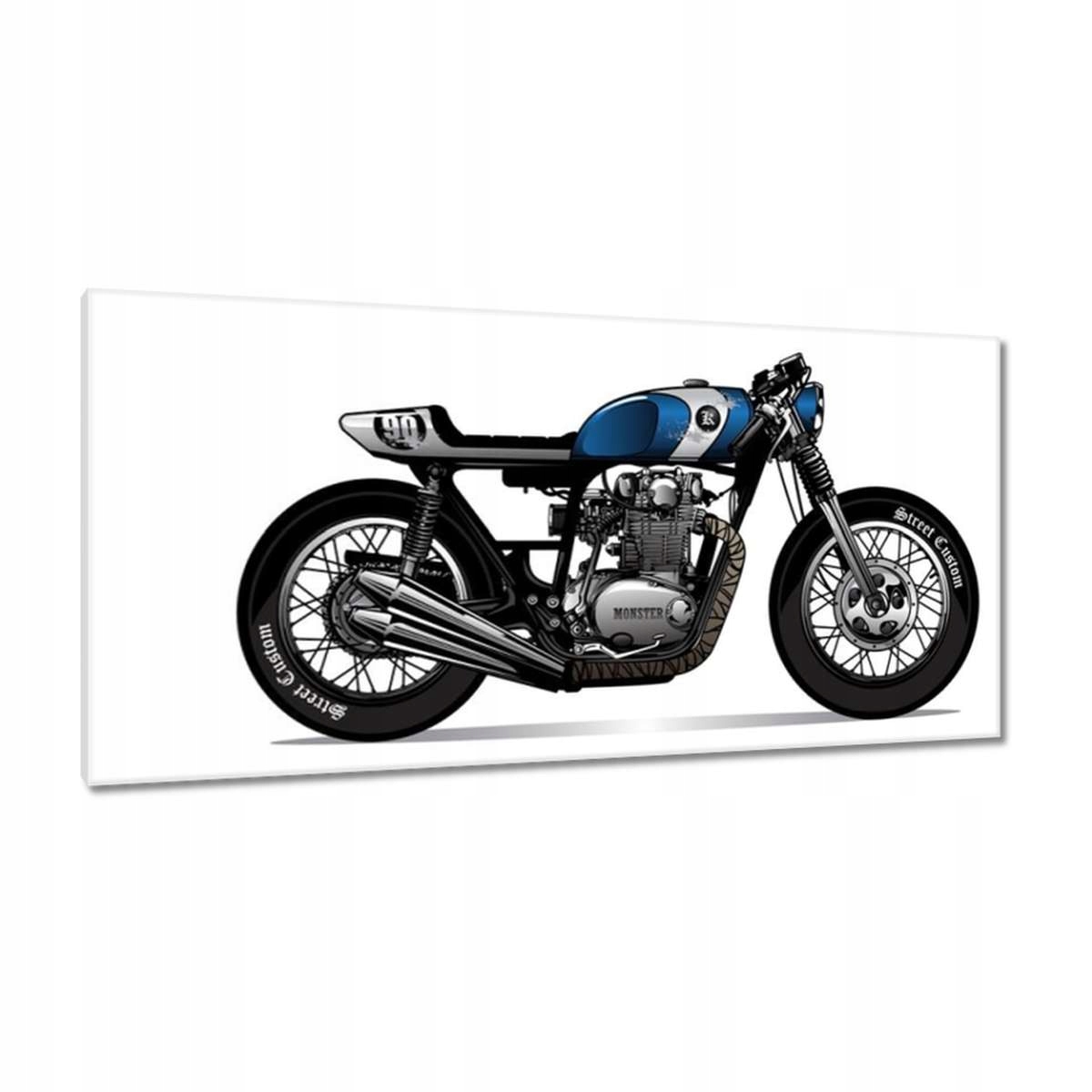 Obrazy 115x55 Motocykl Zabytek Vintage