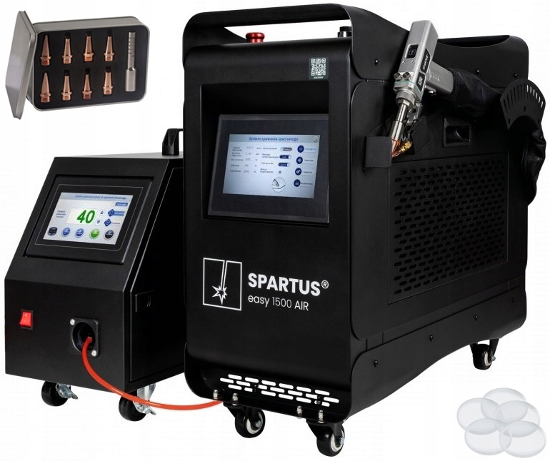 Laserová Svářečka Spartus Easy 1500AIR 4V1 Chlazená Plynem 1500 W Řezání